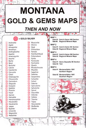 Montana Gold &amp; Gems Maps - Then and Now – Black Cat Mining