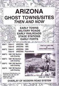 Arizona Ghost Towns Then & Now (Maps)