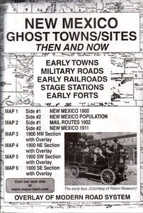 New Mexico Ghost Towns/Sites Then & Now (Maps)