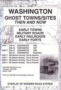 Washington Ghost Towns/Sites Then & Now (Maps)